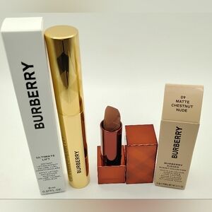 🆕Burberry Matte Chestnut Nude Lipstick & Burberry Black Mascara